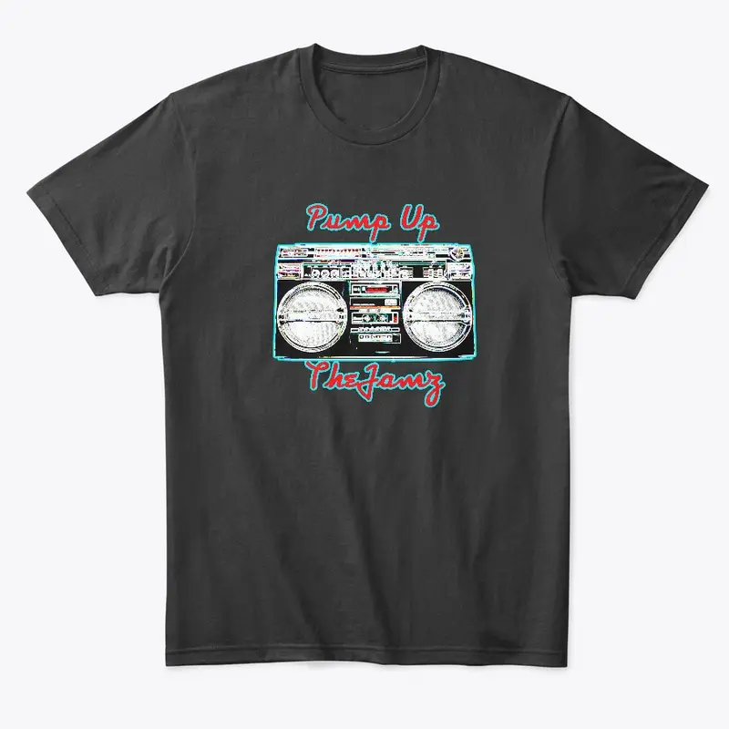 Pump Up The Jamz boombox design