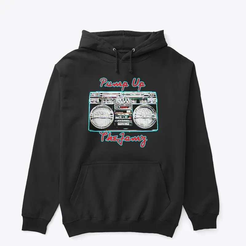 Pump Up The Jamz boombox design